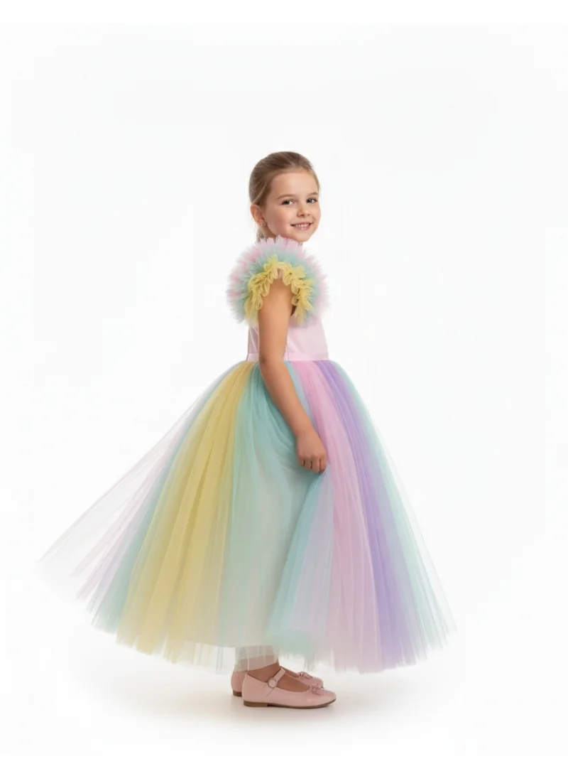 دىدانيالا فستان تول بألوان قوس قزح